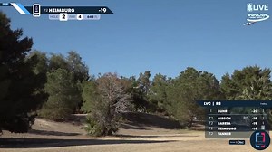 Vinny's HUNTING baskets from distance this weekend. 🏹 | Disc Golf Pro Tour