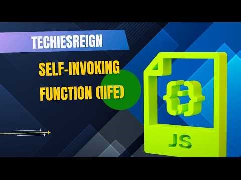 JavaScript Functions - Self Invoking Functions (IIFE)