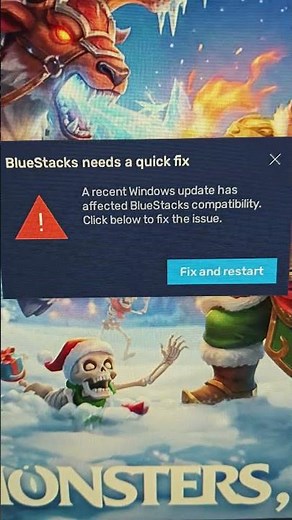 blueStacks needs a quick tix problem | how to blueStacks fix #shorts #pcgaming