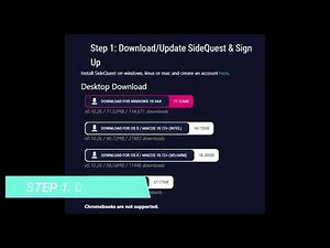 VFC itchio and sidequest user guide