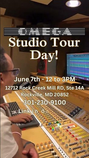 Omega Studios' School of Applied Recording Arts and Sciences Tour Day!