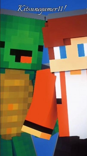 JJ and Mikey and Milo and Chip edit! #kitsunegamer11! #miloandchip #maizen #edit #minecraft #shorts!