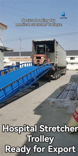 Hospital Stretcher Trolley Container Loading | Fast & Safe Shipping #medicalequipment