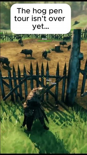 My Valheim Boars Are Living Like Kings | Viking Village Tour