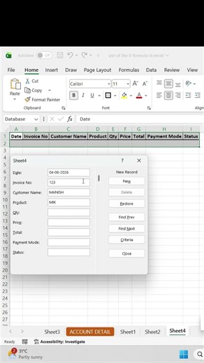 DATA ENTRY WORK IN COMPANY WITH NEW TRICKS #excel #excelshortcuts #excelshorts #exceltips