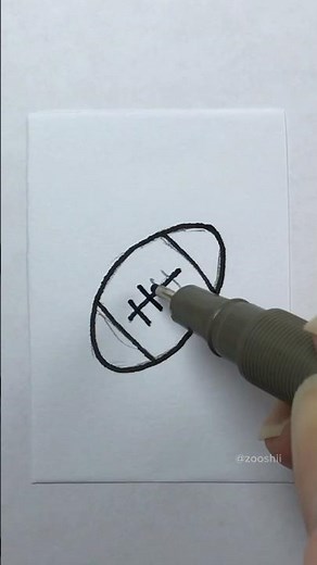 🏉 DRAWING A RUGBY BALL | Quick And Easy Doodle Ideas | Olympics Doodles | How To Draw