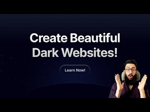 Create Beautiful Dark Websites!