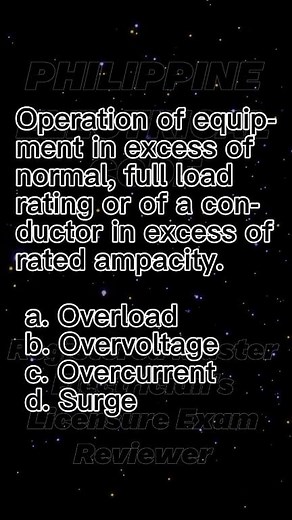 46K views · 1K reactions | Operation of equipment in excess of normal, full load rating or of a conductor in excess of rated ampacity.  Philippine Electrical Code #electricalengineering #masterelectrician #electrician #electrical #education #fypviralシ | Philippine Electrical Code | Facebook