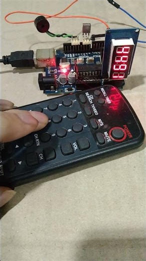 #Arduino信號量測器內建 #紅外線遙控器 接收介面，可以簡單測試瞬間方波寬度數字化功能，省下儲存示波器功能驗證，方便C 程式調整參數 #微控制器 #arduino #arduinoproject