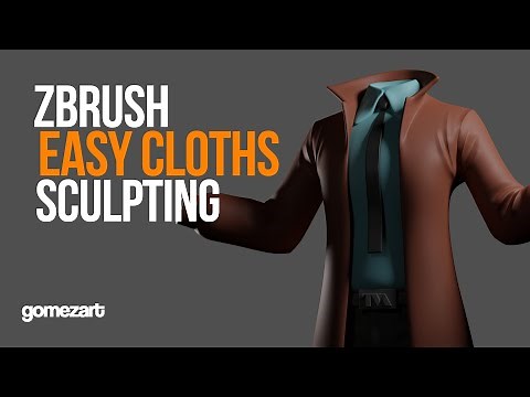 Sculpting Cloths in Zbrush Easy!!!