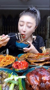 286K views · 3.9K reactions | Eating Duck Roast Thigh, Pork Skin, fried pork recipes, Shells and pig stomach + pork ribs | Kura | Facebook