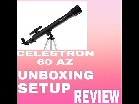 Celestron PowerSeeker 60AZ Telescope /Unboxing/Setup guide/Review