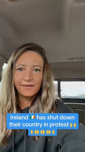 Dear Ireland 🇮🇪!!!! Canada stands with you! Look to the Canadian ppl who were at the trucker protest 2022 for advice, your government will use the same tactics they used on us! Good luck we stand with the Irish ppl.