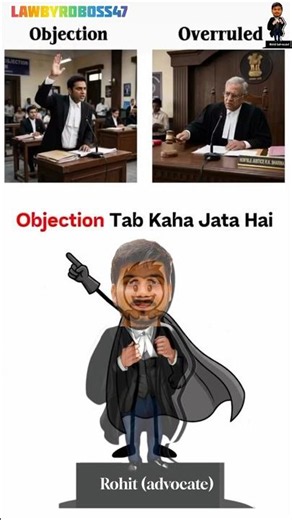 Objection vs Overruled (Courtroom Terminology) Law #1k #judge #advocate #legalawareness #trend