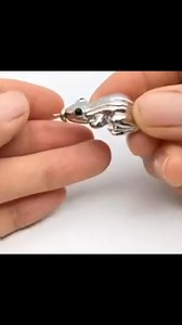 Frog pinch clasp 925 silver | Rem Jewels Restoration