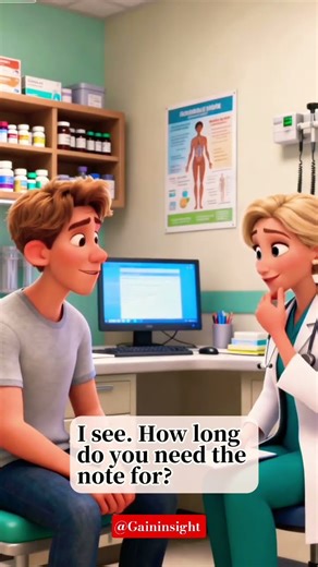 Asking for a Sick Note in English Learn simple phrases for requesting a sick note at a clinic