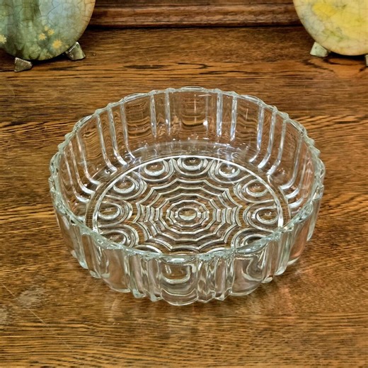 Vintage Anchor Hocking Old Cafe Clear Depression Glass Candy Dish No Chips or Cracks - Etsy