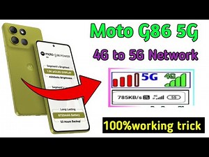 Motorola G86 5G Network problem solve 2025 || How to Fix Network problem in Motorola G86 5G || 5G |👍
