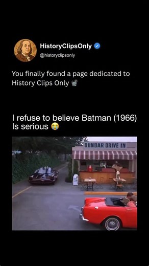 History Clips Only | 😂😂 🎬: The 1966 film Batman exploded onto screens with bold colors, theatrical acting, and proudly ridiculous humor that defined an era of... | Instagram