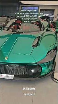 Ferrari Daytona SP3 limited edition supercar first look