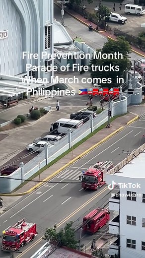 Fire prevention Month Fire trucks parade 2025 Cebu City Philippines 🇵🇭🚒🚒🚒