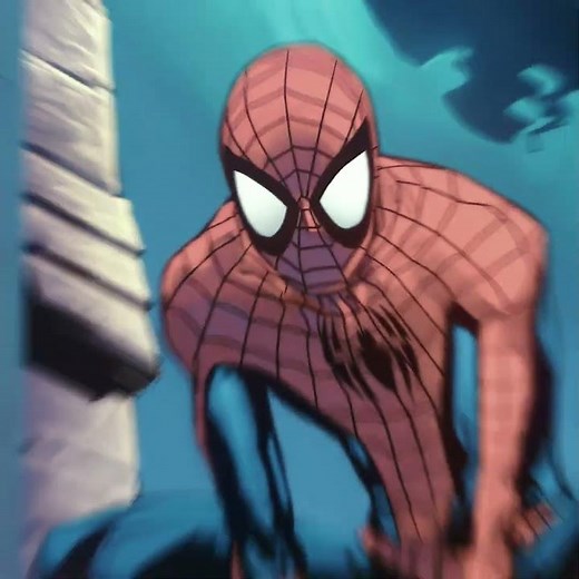 needs impact frames - Ultimate Spider-Man Comic Dub Edit