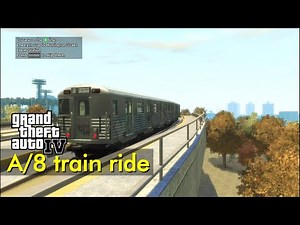 A/8 (Green) Line Subway Train Ride | GTA IV