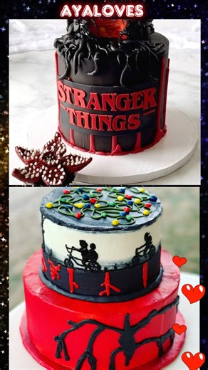 Epic Stranger Things Cake Designs 🔻🎂 #strangerthings #music