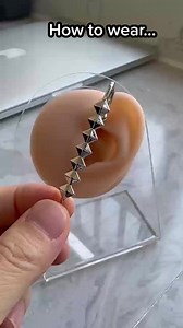 How to wear our helix hook earring #jewelry #earrings | Oreylo