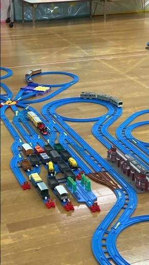 [Plarail] I tried making a layout using Plarail from the children's center [Oji Higashi Children'...