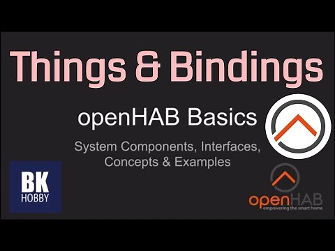 openHAB 2 Basics - Setting up Things Channels and Bindings