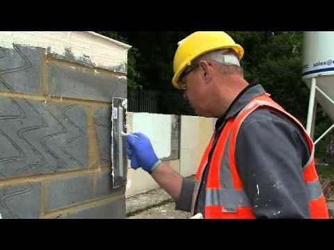 Bead installation in preparation for monocouche render — Weber Renders & Decorative Finishes