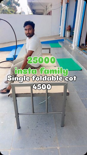 Iron single foldable cot 7396132506 #insta#pattikonda#kurnool#views#acharifurnitures#likeme#foryou#fyp#explore#reach#trendingnow#reelsgrowth#boostyourreels#dastgirxgrowth#trendingtop#motiv#onlinebusiness#instamoney#disipline#insipirationalmo ney#viralhastags | Acharifurnitures Pattikonda