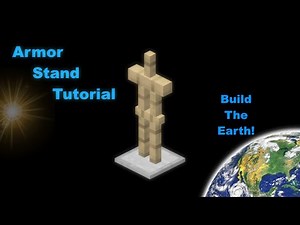 1.11-1.12.2 Armor Stand Tutorial (Minecraft 1:1 Project Included)