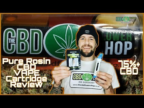 Pure Rosin CBD vape pen review - The CBD flower shop