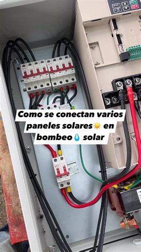 44K views · 983 reactions | Este es el sistema que vamos a utilizar para conectar 24 paneles solares en una bomba de 10hp trifasica 230v⚡️ #agro #electricidad #campo #riego #irrigation #rancho #ganaderia #PanelesSolares #bombeosolar | SolarWater | Facebook