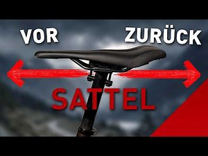 Adjust saddle setback (forward or backward?)