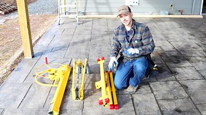 How To Use A Drywall Lift - Panel Lift Setup Pt.1 #drywall #diy