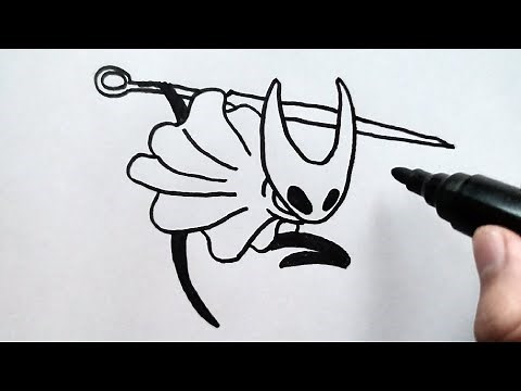 How to draw Hornet Hollow Knight