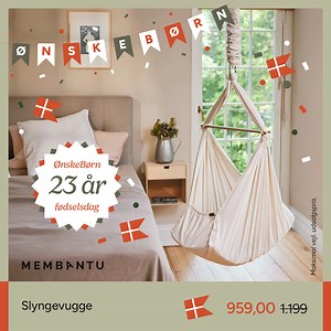Nu tændes der stjerner på himmelen blå ✨ Membantu er sat i verden for at hjælpe din baby til en bedre søvn ❤️ Har du en baby, der har svært ved at falde til ro? Så se med her 😍 Lige nu får du fantastiske fødselsdagspriser på et stort udvalg af Membantu 🎉 Se her: https://www.onskeborn.dk/pl/Kampagner-Fødselsdag-Membantu-Fødselsdag_463092.aspx Tilbuddene gælder til og med d. 8. september eller så længe lager haves. Udvalg kan variere fra butik til butik. | ØnskeBørn