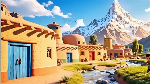 Cruel Step Mother in Pashto Cartoon