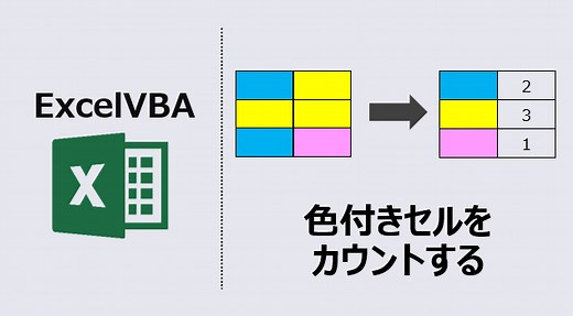 【エクセルマクロ】色付きセルをカウント２選：動画あり | kirinote.com