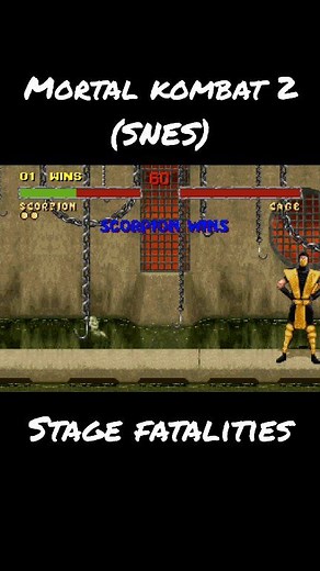 2.4K views · 21 reactions | Mortal Kombat II (SNES) - Stage fatalities #retrogaming #nostalgia #supernintendo | ReyOlrox | Facebook