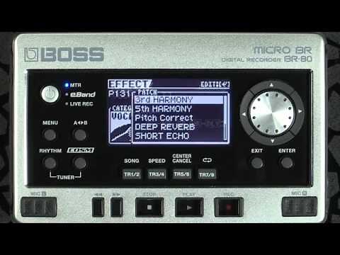 Boss BR-80 Micro Recorder from Roland - Overview