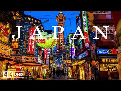 4K Japan 🇯🇵 | Neon Night Skyline & Deep House Vibes | Electric Night Market | Neon Cities | NO ADS