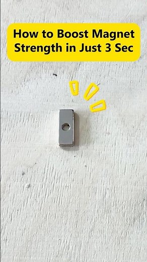 How To Boost Magnet Strength In Just 3 Sec?#magnet #shorts #hack