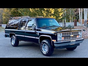 1987 Chevrolet Suburban 4x4 Walk Around and Drive for Bring a Trailer