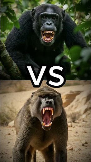 Gorilla vs Mandrill, Chimp & More 🦍🔥 | Ultimate Primate Showdown! #gorilla #chimpanzee #mandrill