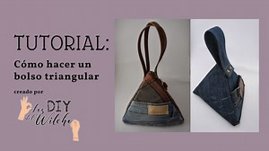 Cómo hacer un bolso triangular