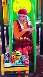 Five Little Monsters Jumping on the bed | BachaBola #monsters #funnykids